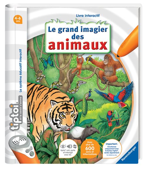 Jeu Éducatif Ravensburger Tiptoi Le Grand Imagier Des Animaux