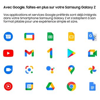 Smartphone Samsung Galaxy Z Fold4 7.6" Double nano SIM 5G 256 Go Noir