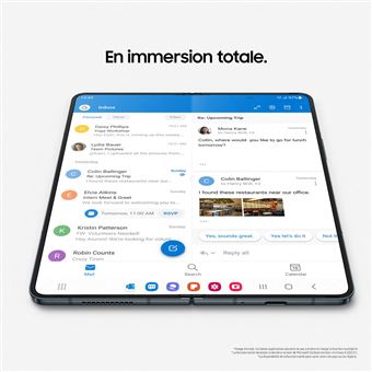 Smartphone Samsung Galaxy Z Fold4 7.6" Double nano SIM 5G 256 Go Noir
