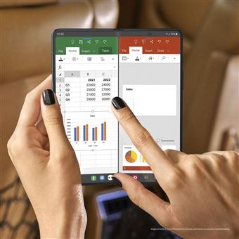 Smartphone Samsung Galaxy Z Fold4 7.6" Double nano SIM 5G 256 Go Noir