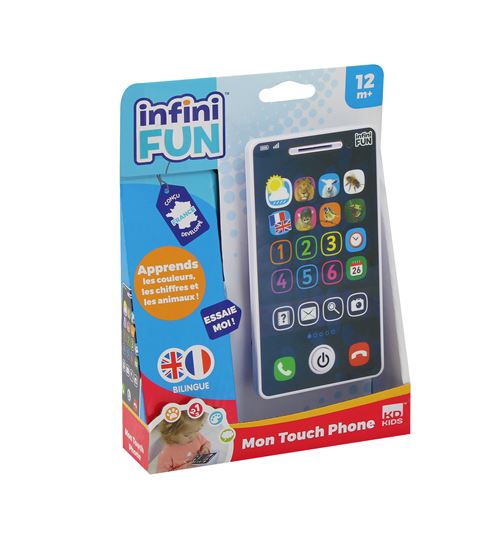 Tweetalige en educatieve smartphone De Tech Too My Touch Phone KD
