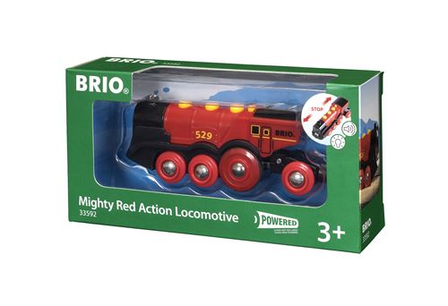 Locomotive Rouge Puissante à Piles World Brio