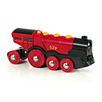 Locomotive Rouge Puissante à Piles World Brio - Train - à la Fnac