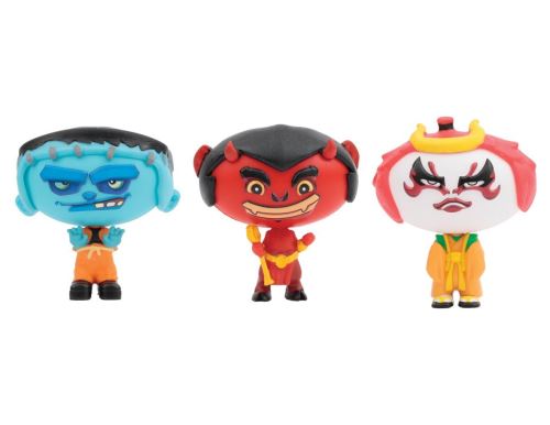 Pack de 3 figurines Hero Eggs Pan et Stein et Tanuki