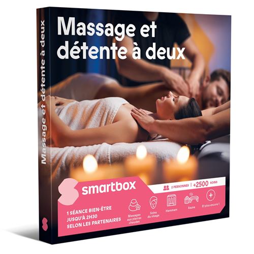 Coffret cadeau SmartBox Massage et détente à deux
