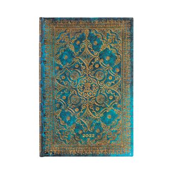 Agenda Rigide Paperblanks 2022 Azur Equinoxe Mini 9,5 × 14 cm