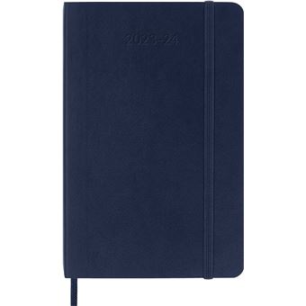 Agenda civil semainier Moleskine Format de poche Bleu Saphir