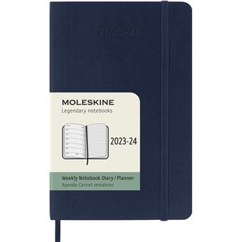 Agenda civil semainier Moleskine Format de poche Bleu Saphir