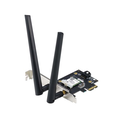 Adaptateur Wi-Fi Asus PCE-AXE5400 avec 2 antennes externes Noir