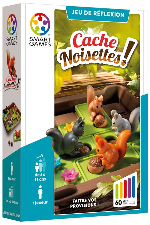Jeu de Réflexion Smartgames SG 425 FRsmartgames – Casse-tête Cache Noisettes !