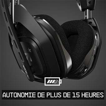 Micro-casque Astro A50 Noir + Station d'accueil pour PS4