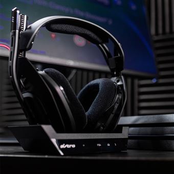 Micro-casque Astro A50 Noir + Station d'accueil pour PS4