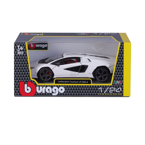 Bburago Blanc Voiture 1/24 Lamborghini Countach Lpi 800-4 - Image 3