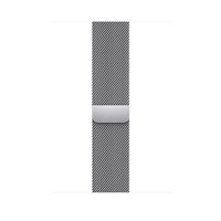 Bracelet pour Apple Watch 45 mm Milanese Loop Argent