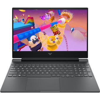 PC portable Gaming HP Victus 15-fb3002nf 15,6" Full HD 144 Hz Copilot AMD Ryzen™ AI 5 16 Go RAM 512 Go SSD Nvidia GeForce RTX 5050 Argent mica - 1