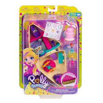 2 55 Sur Playset Polly Pocket Gateau D Anniversaire Poupee Achat Prix Fnac