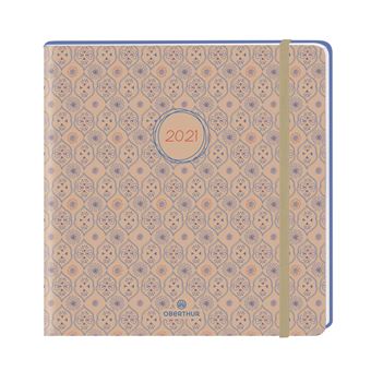 Agenda Semainier Oberthur Anahita 16 x 16 cm Modèle aléatoire