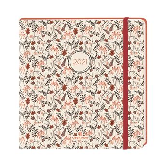 Agenda Semainier Oberthur Anahita 16 x 16 cm Modèle aléatoire