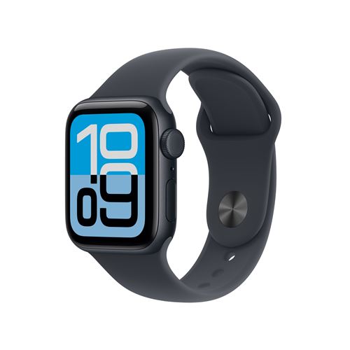 Apple Watch SE 3 GPS + Cellular 40mm Boitier en Aluminium Minuit avec Bracelet Sport Minuit S/M