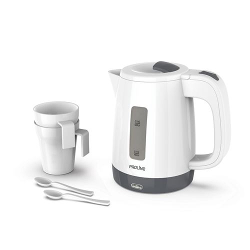 Bouilloire Proline KTL07 1000 W Blanc et Gris