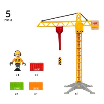 Grue de construction lumineuse Brio World