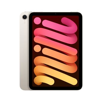 Apple iPad Mini 8,3'' 512 Go Lumiere Stellaire Wifi 7ème génération 2024