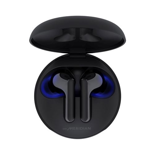 Ecouteurs sans fil Bluetooth True Wireless LG Tone Free FN6 avec boitier UVnano Noir