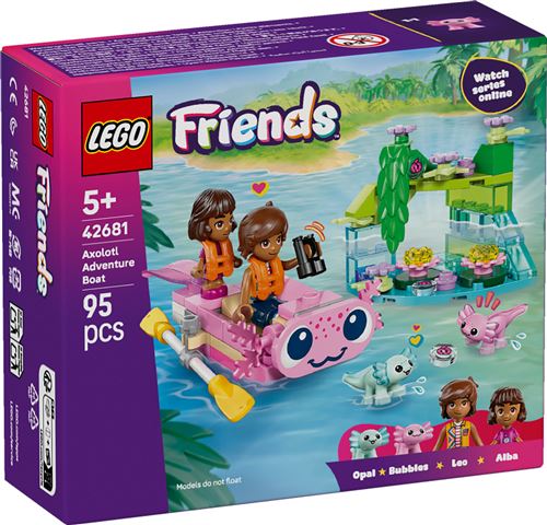 LEGO® Friends 42681 Le bateau d’aventures axolotl