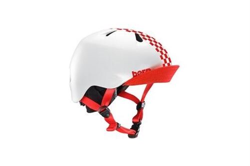 Casque de vélo Bern Nina Taille XS/S Blanc et Rouge