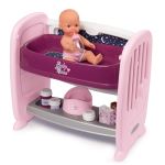 Table à langer et lit Smoby Baby Nurse 2 en 1 Rose