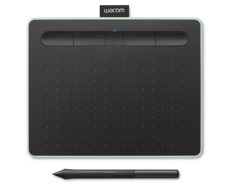 Tablette Wacom Intuos Vert pistache avec Stylet Small Bluetooth