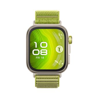 Montre connectée Huawei Watch Fit 4 Pro Bluetooth avec bracelet en tissu Vert - 1