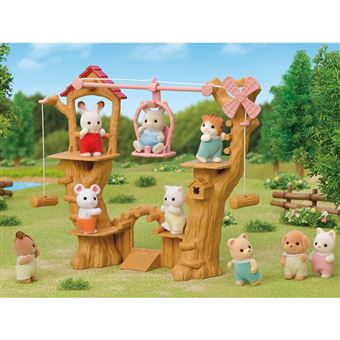 La Tyrolienne des bébés Sylvanian Families Baby Ropeway Park