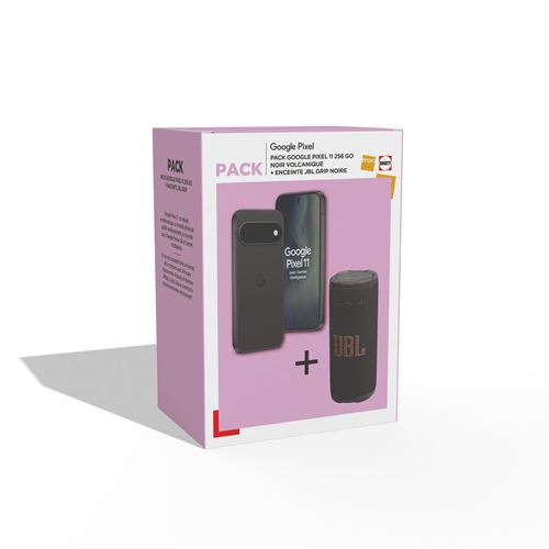 Pack Smartphone Google Pixel 11 + Enceinte JBL Grip