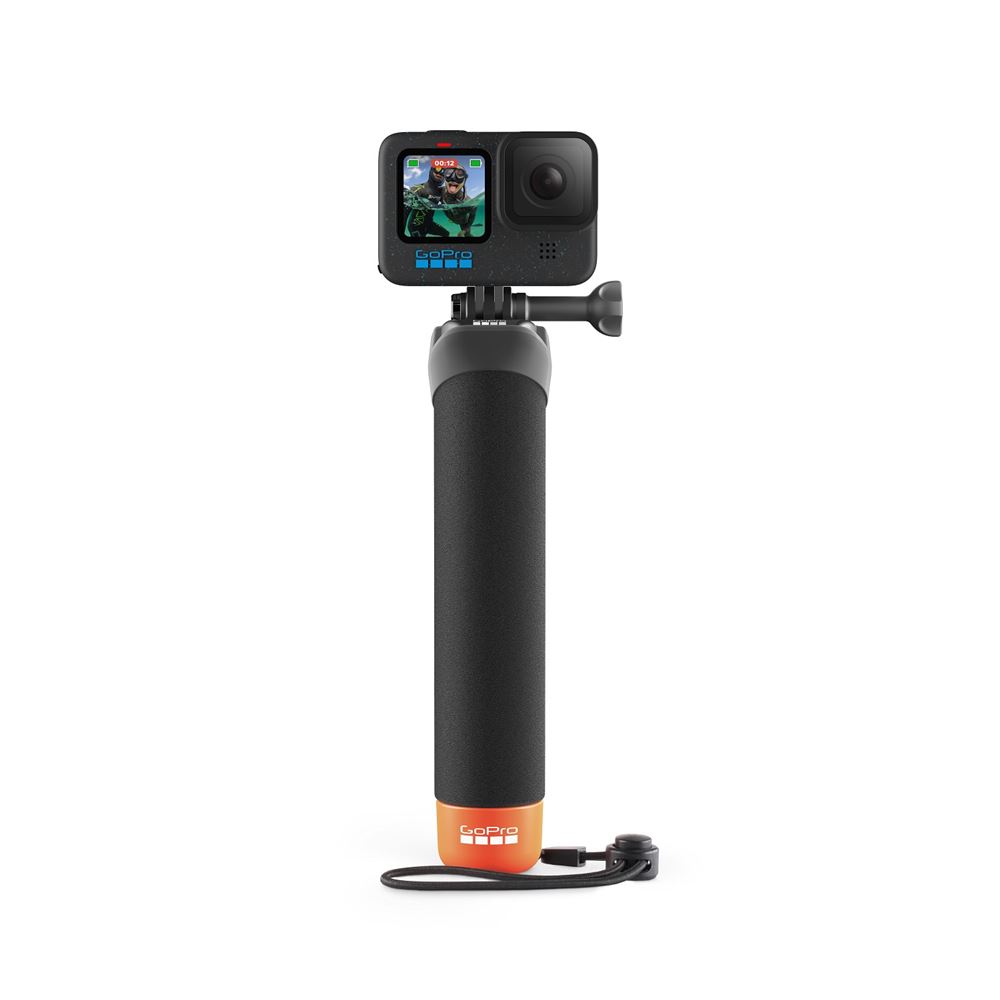 Poignée Flottante Pour GoPro - Grip Anti-Glissant, Flotteur Orange, Bracelet Sécurité
