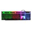 Clavier Gaming filaire rétroéclairé The G-Lab Neon Noir