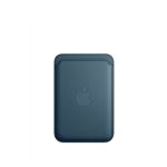 Porte-cartes en tissage fin pour iPhone avec MagSafe Bleu Pacifique