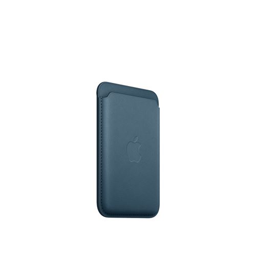 Porte-cartes en tissage fin pour iPhone avec MagSafe Bleu