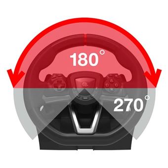 Volant de course Racing Wheel Apex – HORI – PC, PS4 et PS5 – Pédales incluses – Noir