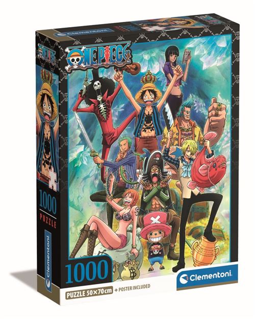 Puzzle Clementoni One piece Compact 1000 pièces