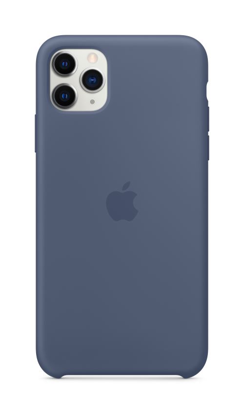 Coque en silicone pour iPhone 11 Pro Max Bleu d’Alaska