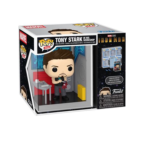Marvel Figurine POP! Tony Stark dans son atelier Nook 9 cm - vue 2