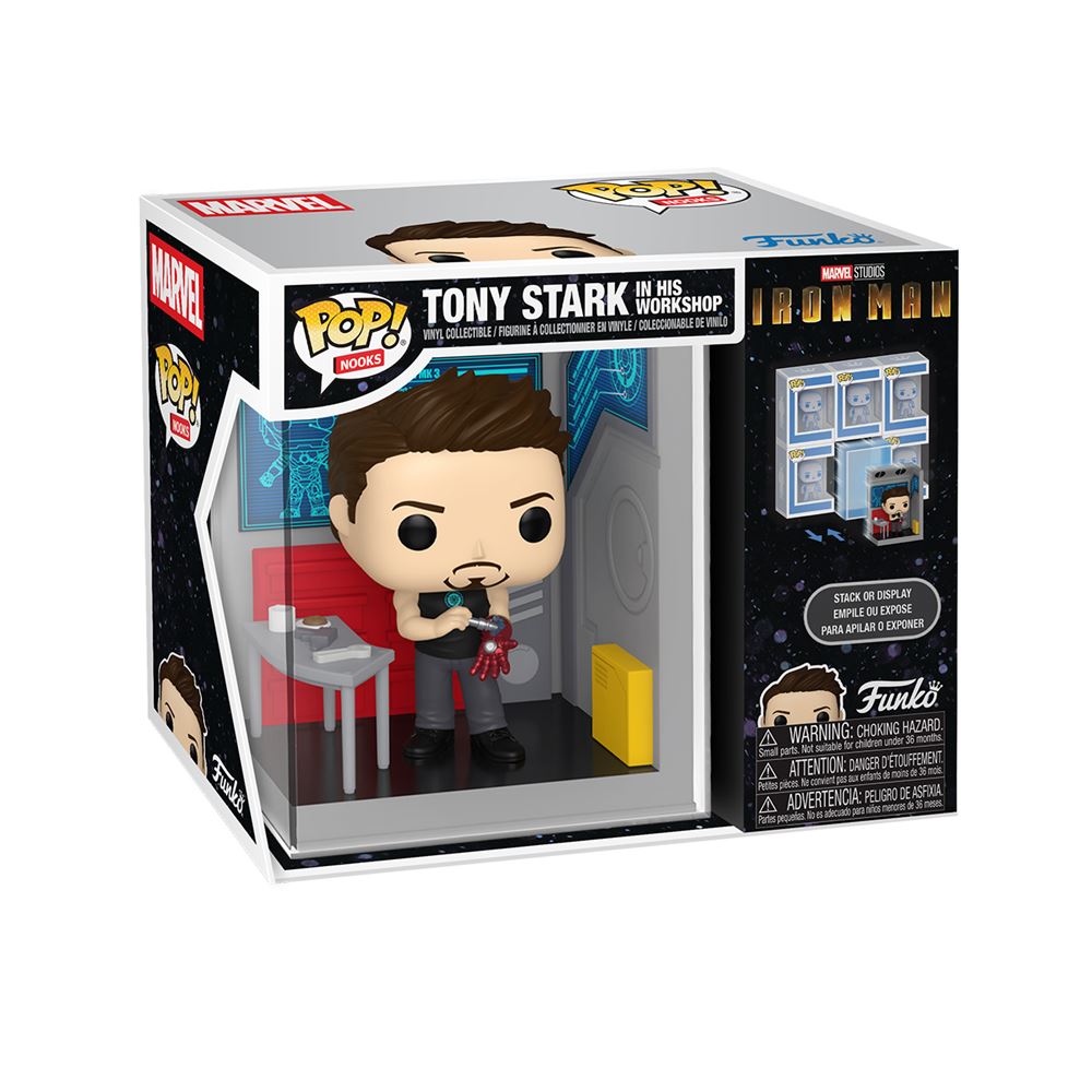Funko Pop! & Tee: Marvel - Holiday Iron Man - Brille Dans Le Noir - Medium - T-Shirt - Vêtements Avec Une Figurine En Vinyle à Collectionner - Idée De