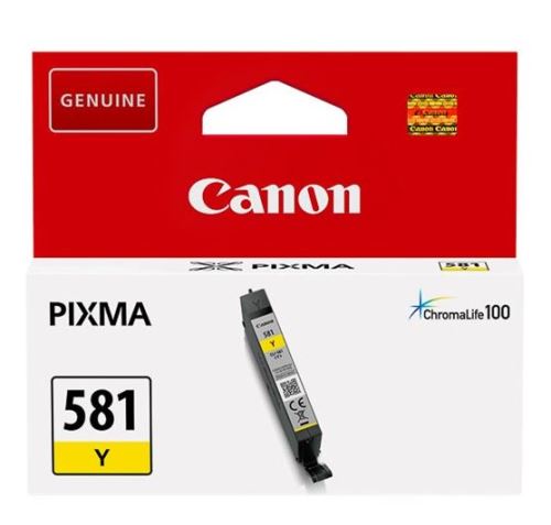 Canon CLI-581Y - 5.6 ml - jaune - original - réservoir d'encre - pour PIXMA TS6251, TS6350, TS6351, TS705, TS8252, TS8350, TS8351, TS8352, TS9550, TS9551