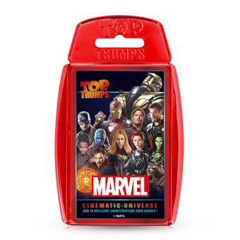 Jeu de cartes Top Trumps Marvel Cinematic universe