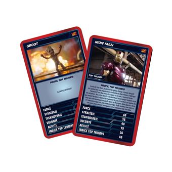 Jeu de cartes Top Trumps Marvel Cinematic universe