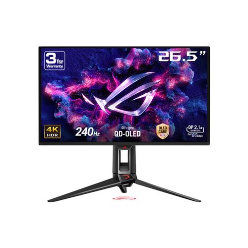 Ecran PC Gaming Asus Rog Swift PG27UCDM 26,5 OLED 240 Hz 4K UHD