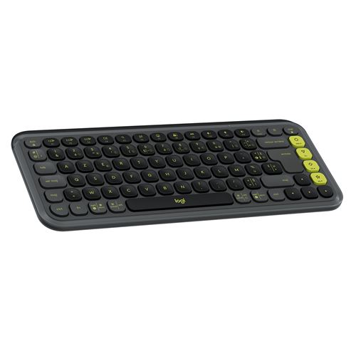 Clavier Sans Fil Logitech POP Icon – Bluetooth, AZERTY, Design Compact - vue 8