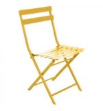 Chaise de jardin Hespéride Pliable Greensboro Jaune Moutarde