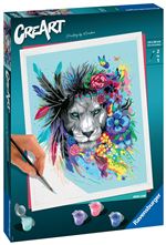 Peinture Ravensburger CreArt Grand Colorful Lion